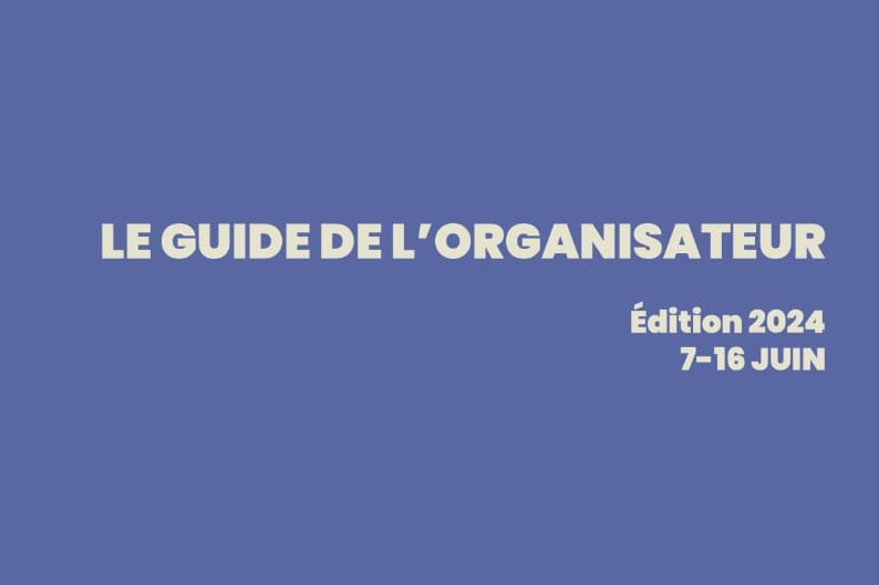 Télécharger le guide de l'organisateur