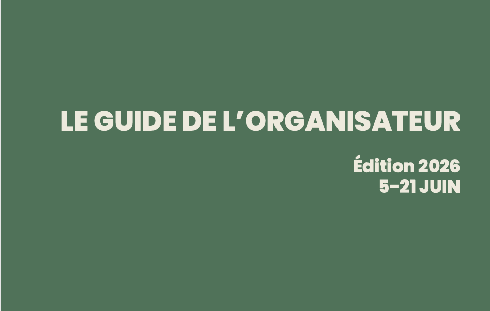 Télécharger le guide de l'organisateur